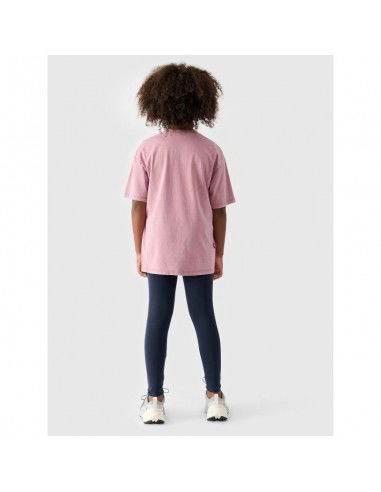 Girls' knitted leggings 4F Junior...