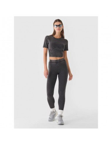 Women's knitted leggings 4F...