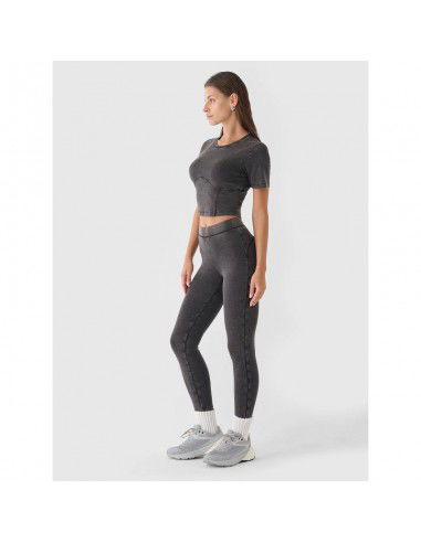 Women's knitted leggings 4F...