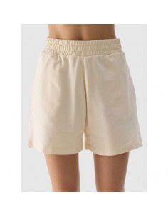 Women's cotton sweat shorts 4F