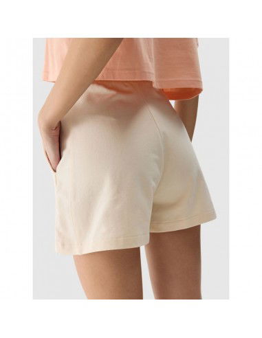 Women's cotton sweat shorts 4F