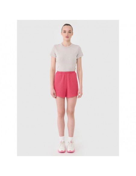 Women's casual waffle knit shorts 4F 4FRSS25TSHOF69954S