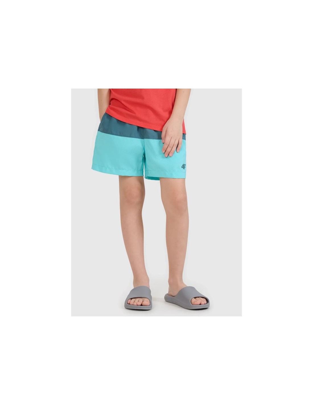 Boys' beach shorts 4F 4FJWSS25UBDSM11646S
