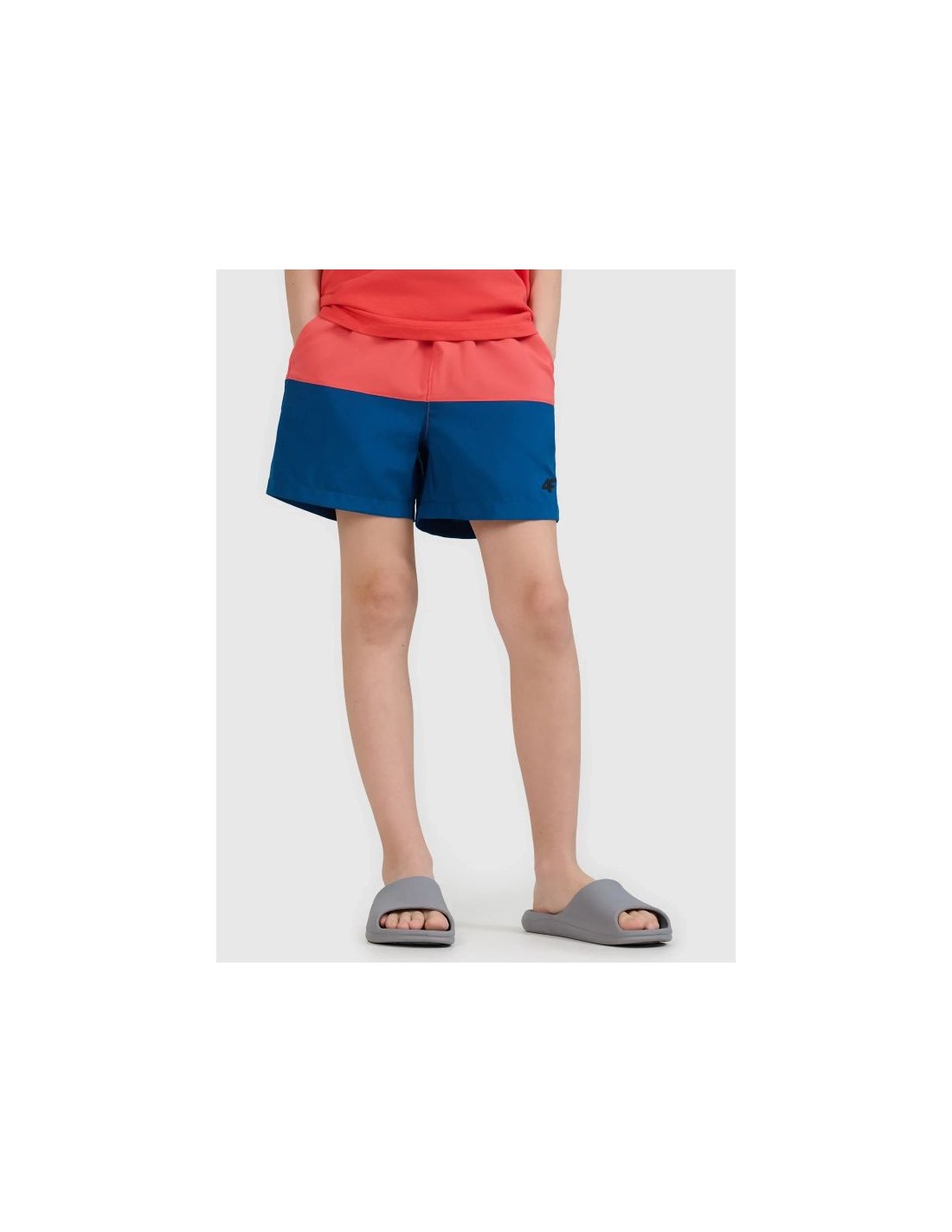 Boys' beach shorts 4F 4FJWSS25UBDSM11646S