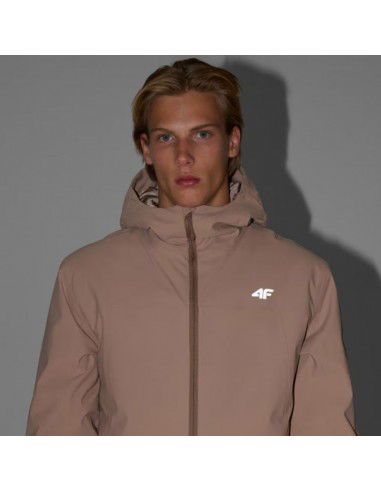 Men's ski jacket 4F M0787 beige...