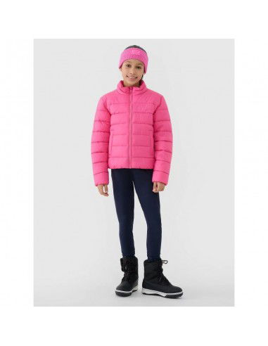 Girls' down jacket with synthetic...
