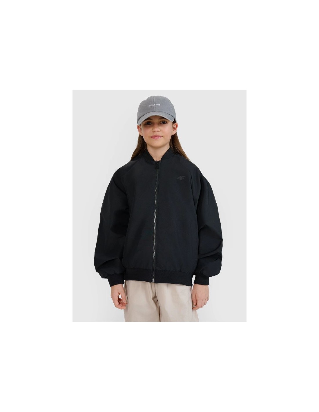 Girls' transitional bomber jacket 4F 4FJWSS25TJACF18420S