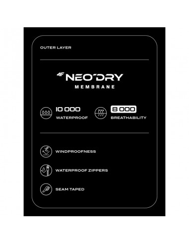 Men's trekking jacket with NeoDry 10K...
