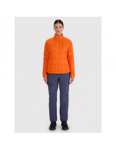 Women's down trekking jacket with...