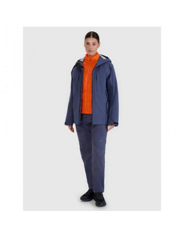 Women's down trekking jacket with...