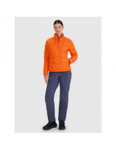 Women's down trekking jacket with...