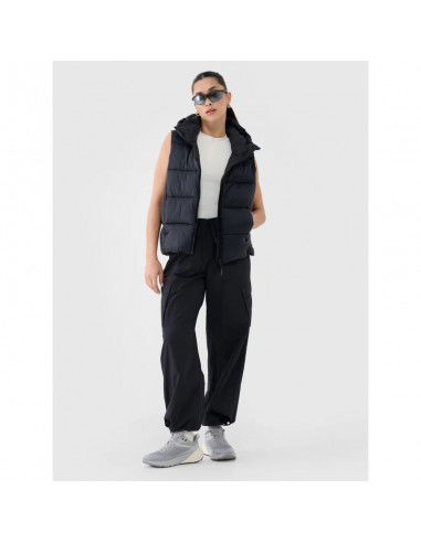 Women's casual oversize trousers 4F...