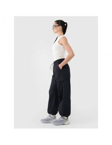 Women's casual oversize trousers 4F...