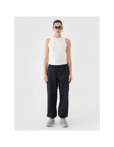 Women's casual oversize trousers 4F...