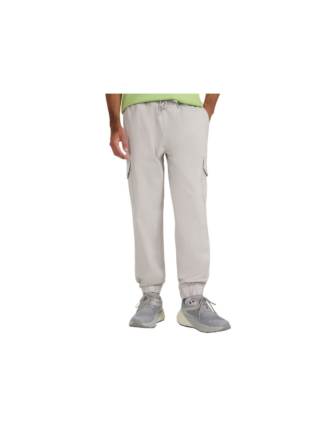 Men's trousers 4F CAS M1210 cool light gray 4FWAW25TTRO