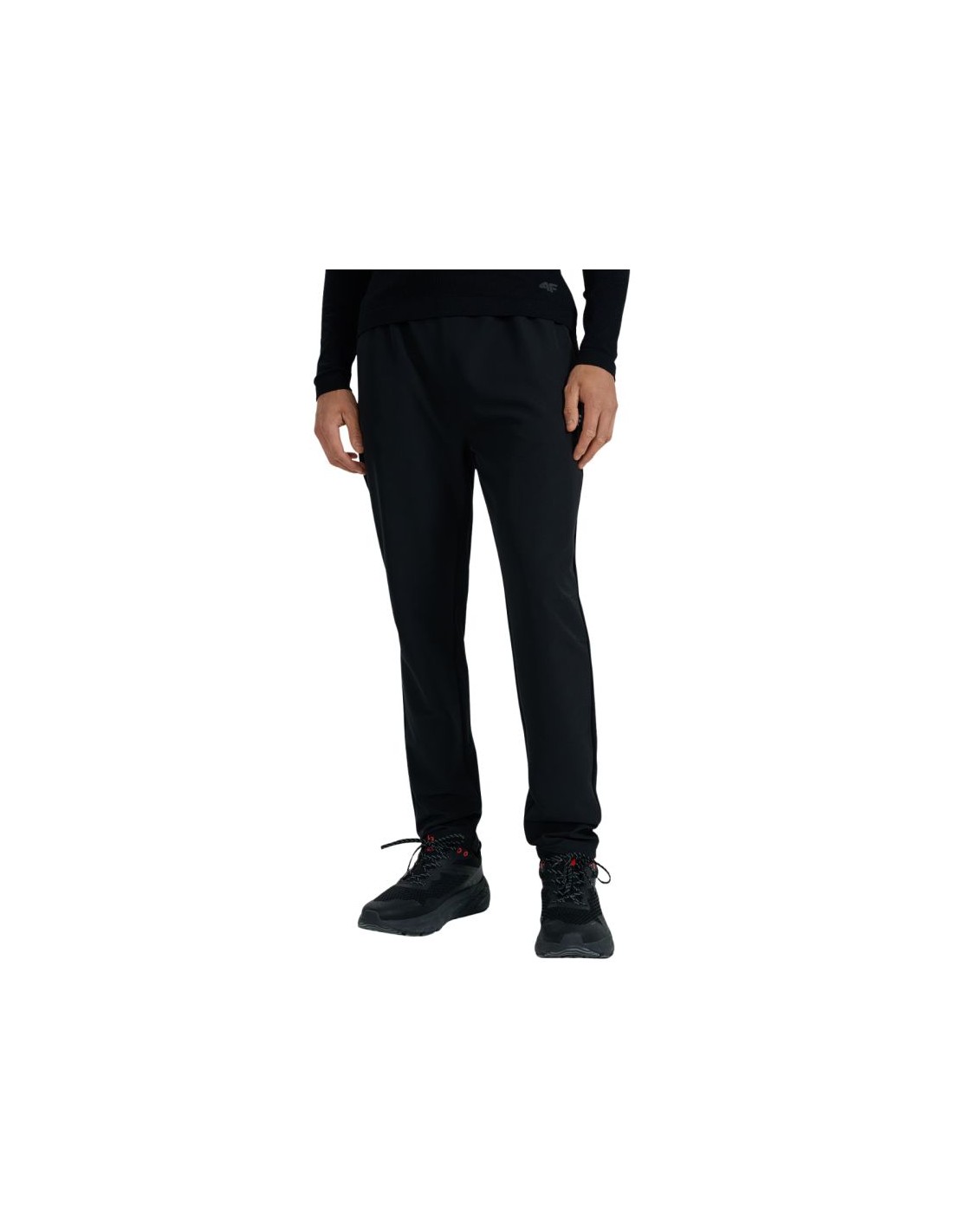 Men's trousers 4F FNK M0930 deep black 4FWAW25TFTRM0930 20S