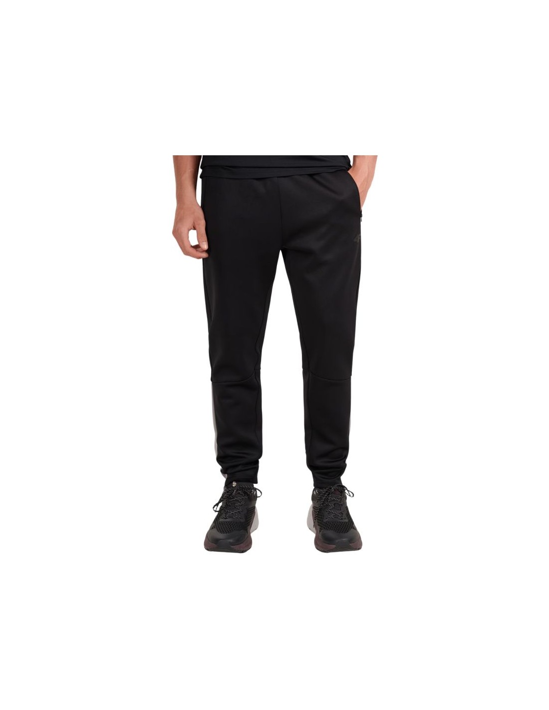 4f - ΣΗΜΑΝΤΙΚΟ: Σε περίπτωση διαφοράς τιμής από το κατάστημα ισχύει παντα και μόνο η τιμή του καταστήματος Men's trousers 4F FNK M0936 deep black 4FWAW25TFTRM0936