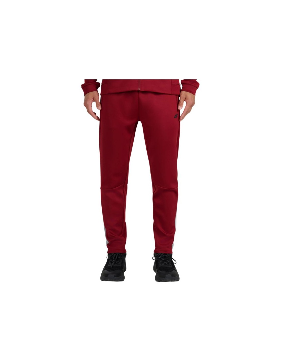 Men's trousers 4F FNK M0936 dark red 4FWAW25TFTRM0936 61S