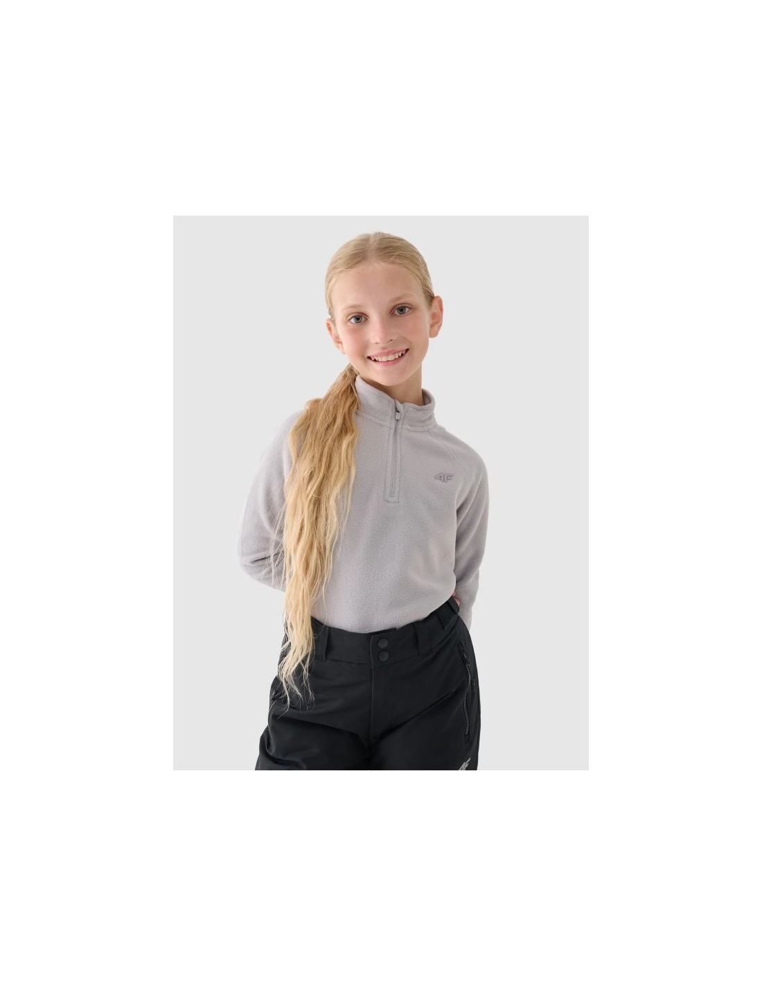 Children's fleece thermal underwear top 4F Junior 4FJRAW24UFLEU06225S