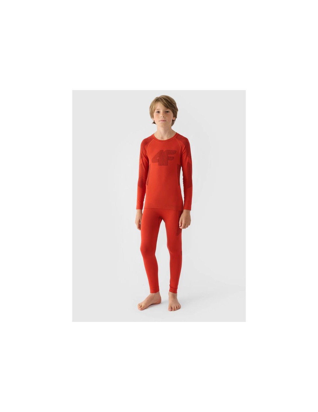 Children's seamless thermal underwear set 4F Junior 4FJRAW24USEAU25262S