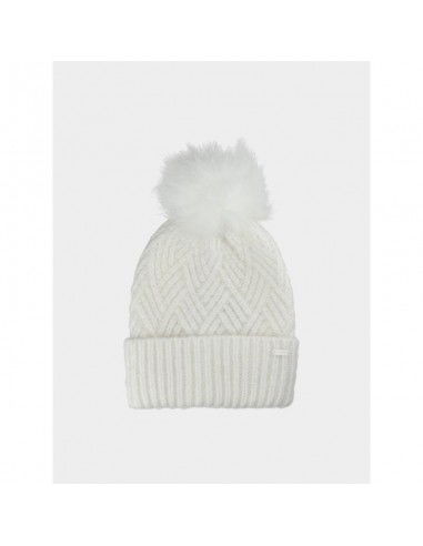 Girls' winter hat with pompom 4F...
