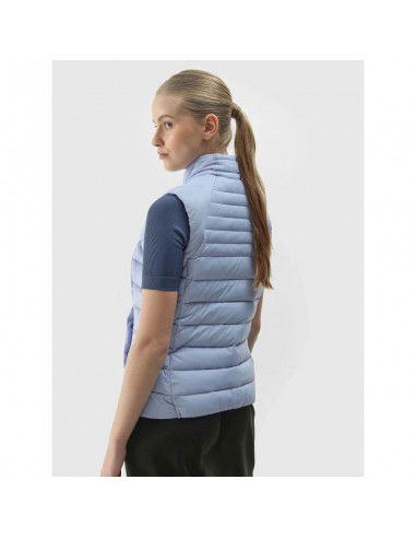 Women's quilted down vest with...