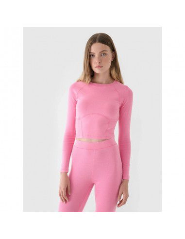 Longsleeve cropped smooth women's 4F...