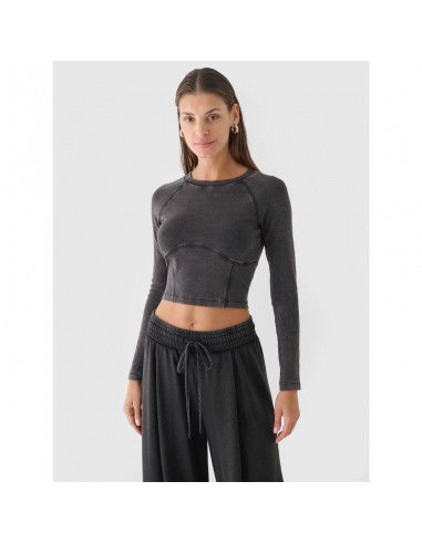 Longsleeve cropped smooth women's 4F...
