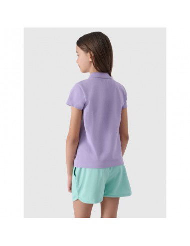 Girls' regular polo shirt 4F Junior