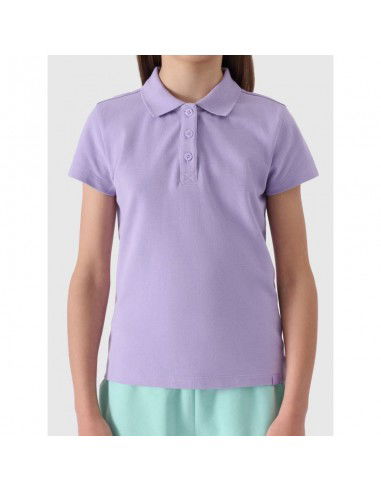 Girls' regular polo shirt 4F Junior