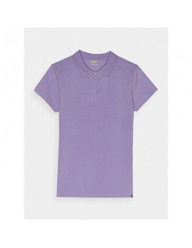 Girls' regular polo shirt 4F Junior