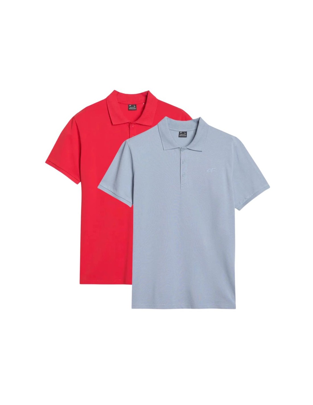 4f - ΣΗΜΑΝΤΙΚΟ: Σε περίπτωση διαφοράς τιμής από το κατάστημα ισχύει παντα και μόνο η τιμή του καταστήματος Men's polo shirt 4F SET OF 2 SHIRT 2PSS4FWSS25TPTSM4079