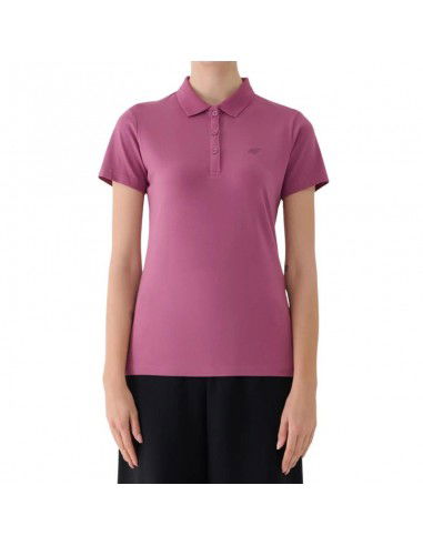 Women's polo shirt 4F F554 burgundy...
