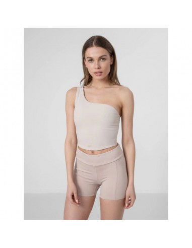 Women's OneShoulder Yoga Crop Top 4F...