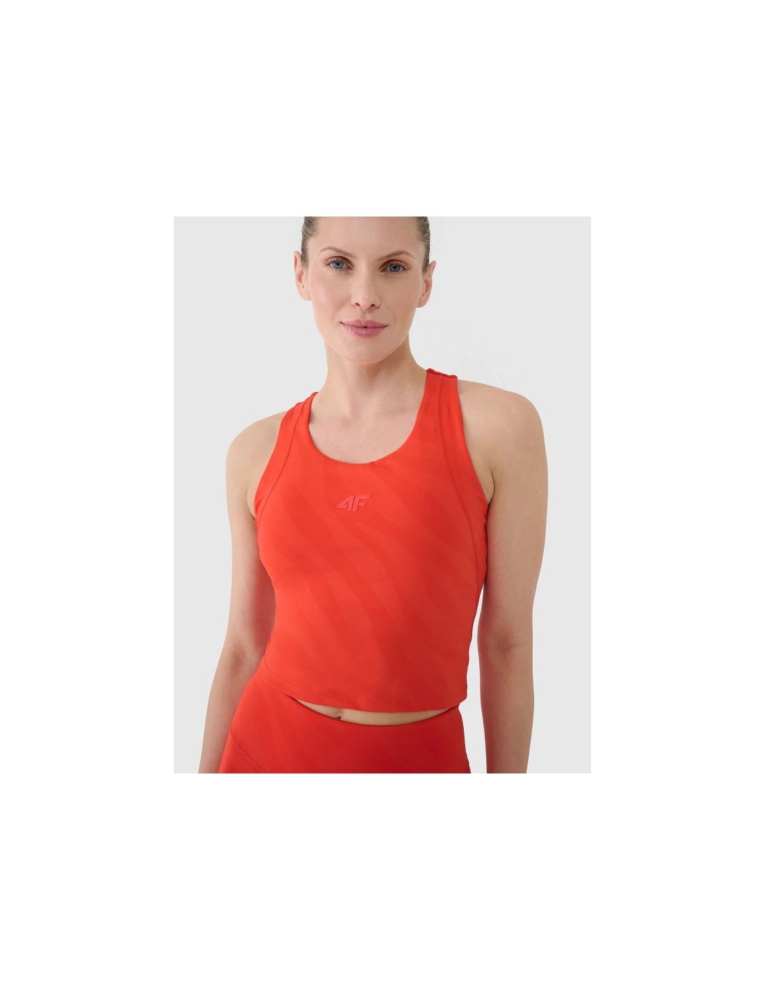 Women's quickdrying training crop top 4F 4FWSS25TFSLF41362S