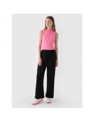 Women's slim ribbed knit top 4F...