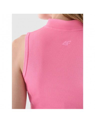 Women's slim ribbed knit top 4F...