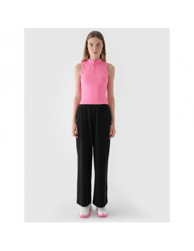 Women's slim ribbed knit top 4F...