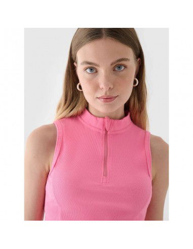 Women's slim ribbed knit top 4F...