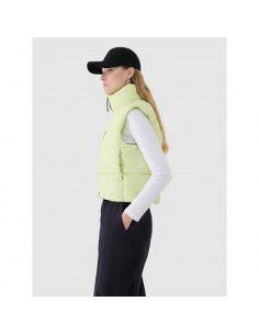 Cropped down vest with... 2