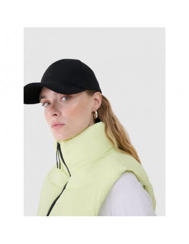 Cropped down vest with synthetic...