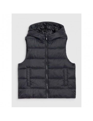 Girls' down vest with synthetic...