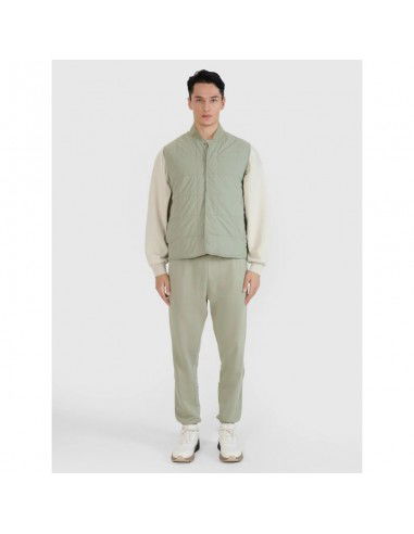 Men's sleeveless vest with standup...