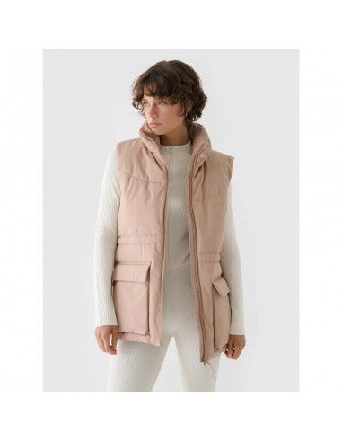 Women's down vest with synthetic...