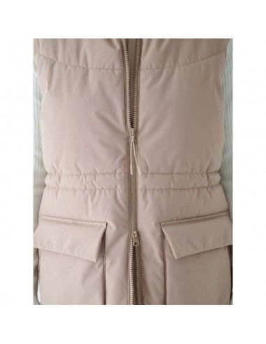 Women's down vest with synthetic...