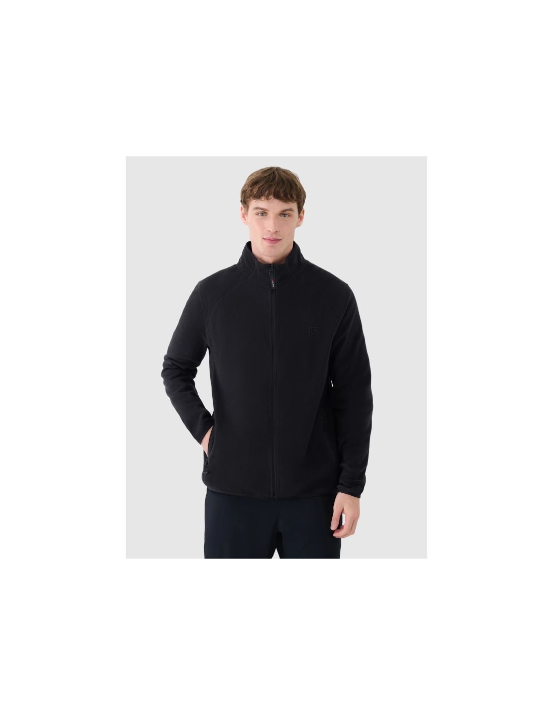Men's trekking fleece with standup collar 4F 4FWSS25TFLEM30420S