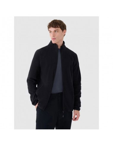 Men's trekking fleece with standup...