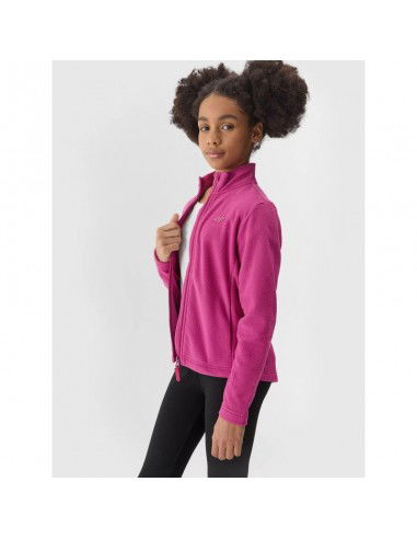 Girls' regular standup collar fleece...