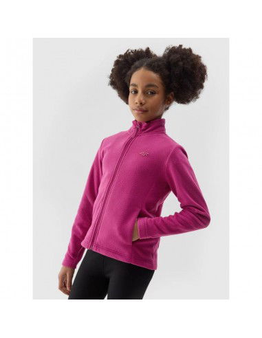 Girls' regular standup collar fleece...