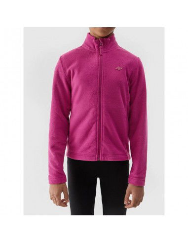 Girls' regular standup collar fleece...